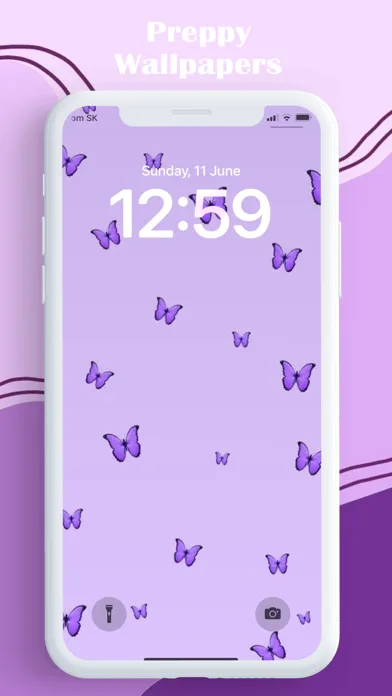 Preppy Wallpaper Cute Girly 4K screenshot 1