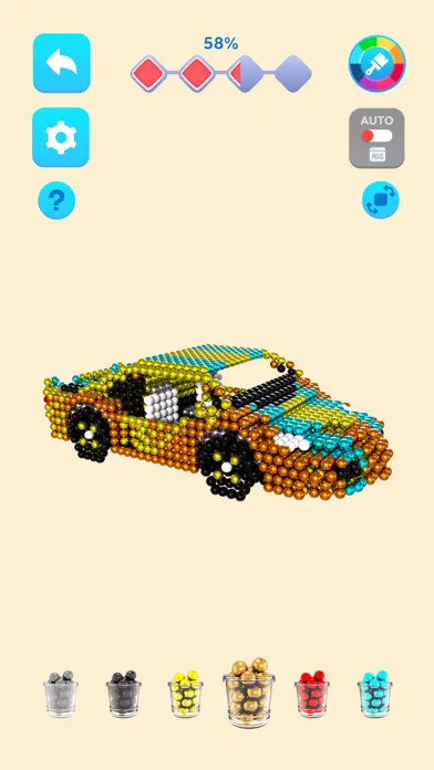 Magnet 3D World: ASMR Build screenshot 1