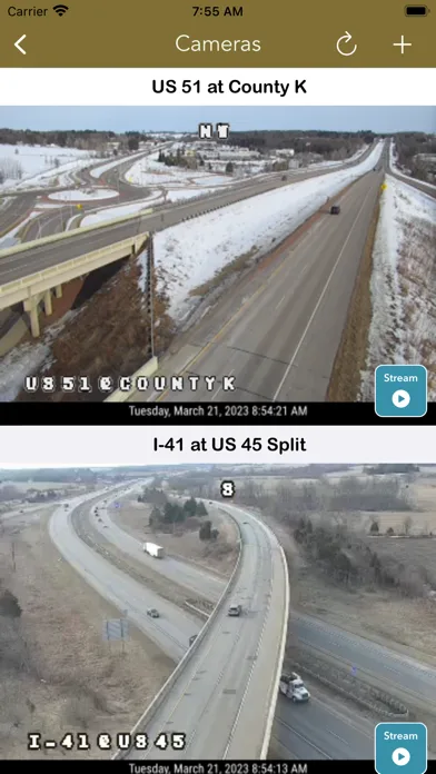 511 Wisconsin Road Conditions screenshot 2