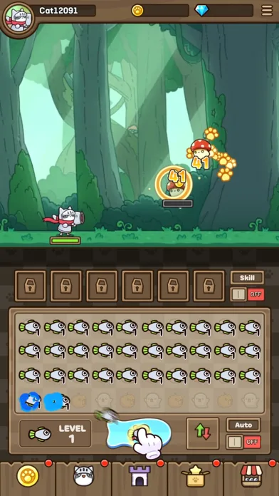 Cat Hero : Idle RPG screenshot 1
