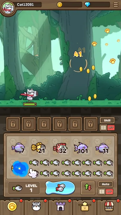 Cat Hero : Idle RPG screenshot 2