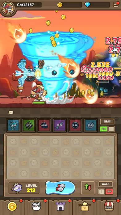 Cat Hero : Idle RPG screenshot 4