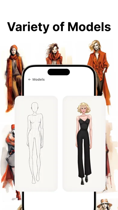 Fashion Design Sketch Tools screenshot 3
