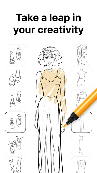 Fashion Design Sketch Tools screenshot 4