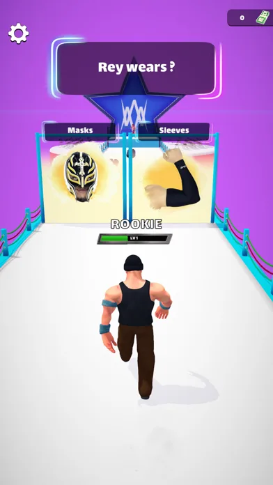 Wrestling Trivia Run! screenshot 1