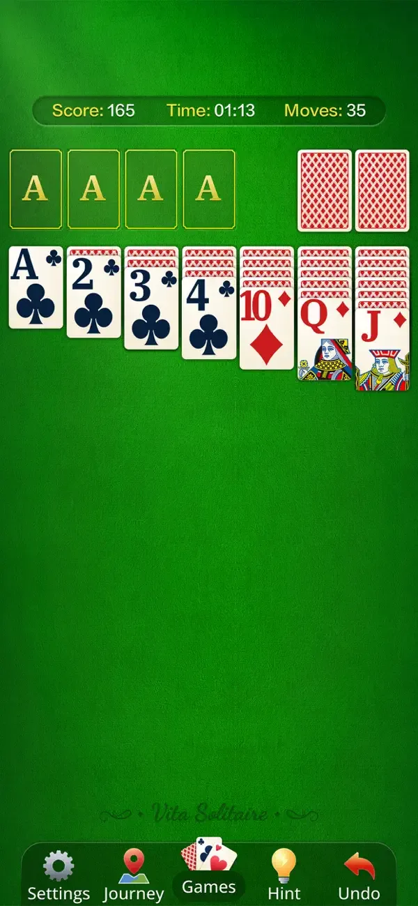 Vita Solitaire для пожилых screenshot 2