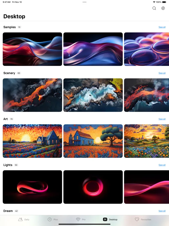 One4Wall: Wallpapers & Themes screenshot 4