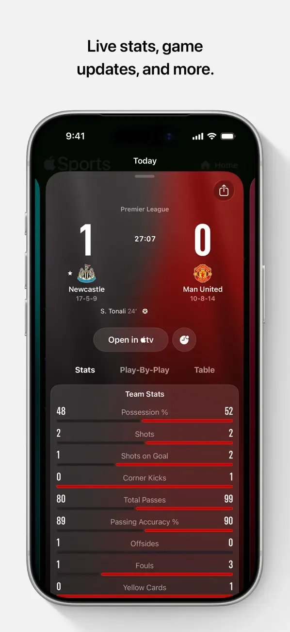 Apple Sports screenshot 3