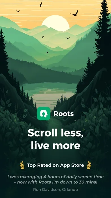 Roots: Screen Time Control screenshot 1