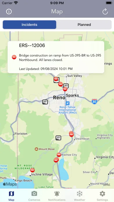 Nevada 511 Road Conditions screenshot 1