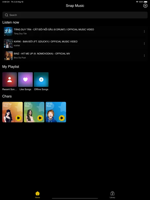 Muzi X - Music Video Streaming screenshot 4