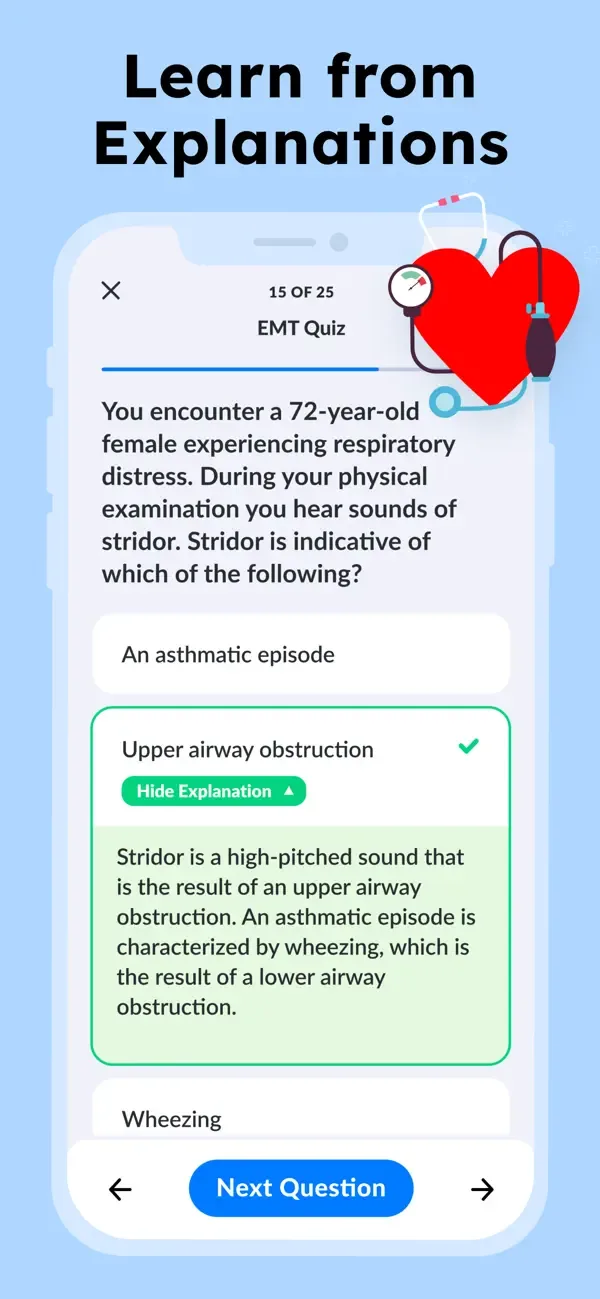 NREMT Prep. Medic Test 2026 screenshot 5