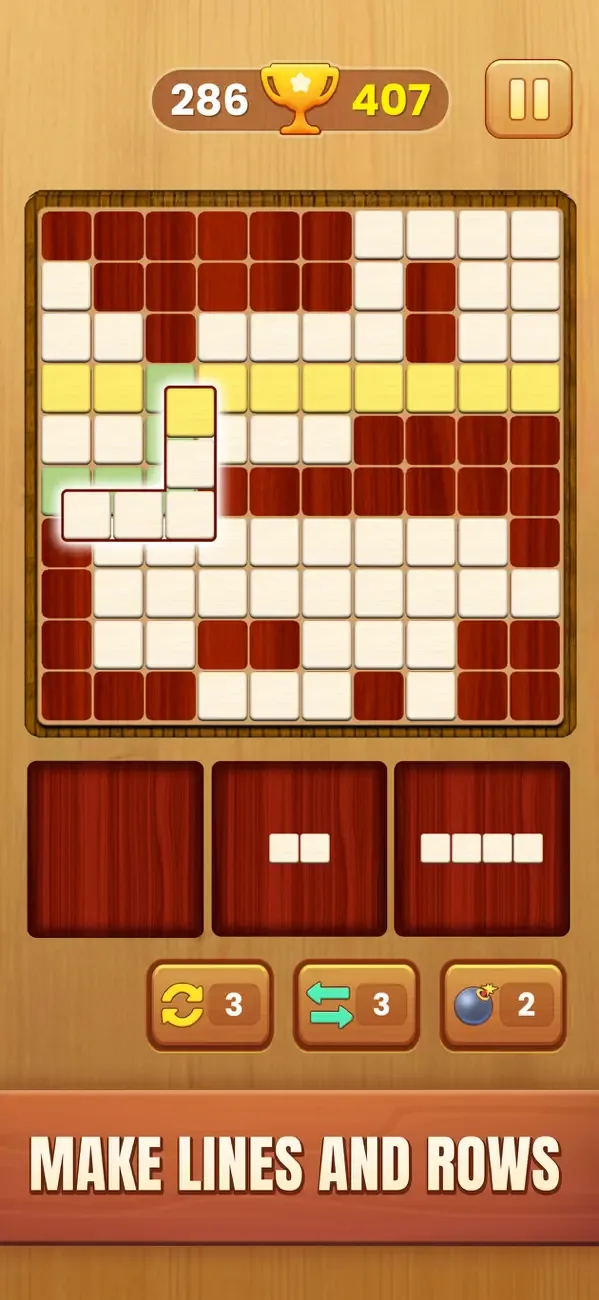 Wooden Puzzle Bliss screenshot 1