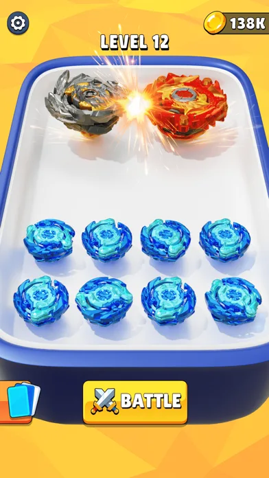 Spinner Battle Merge Master screenshot 1