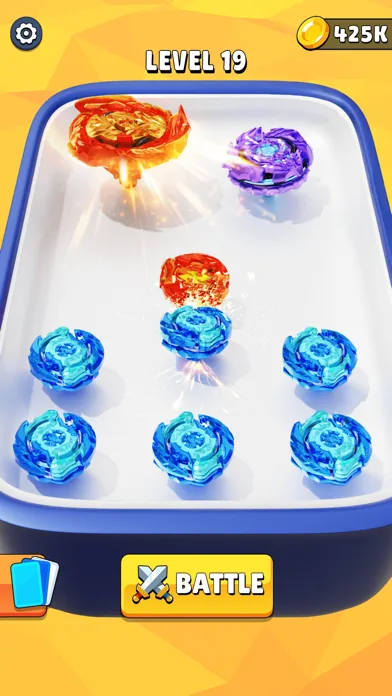 Spinner Battle Merge Master screenshot 2