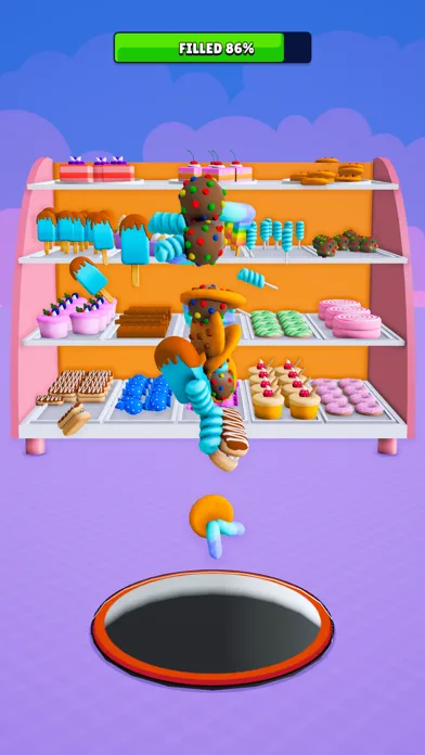 Hole and Fill: Food Hoarding! screenshot 4