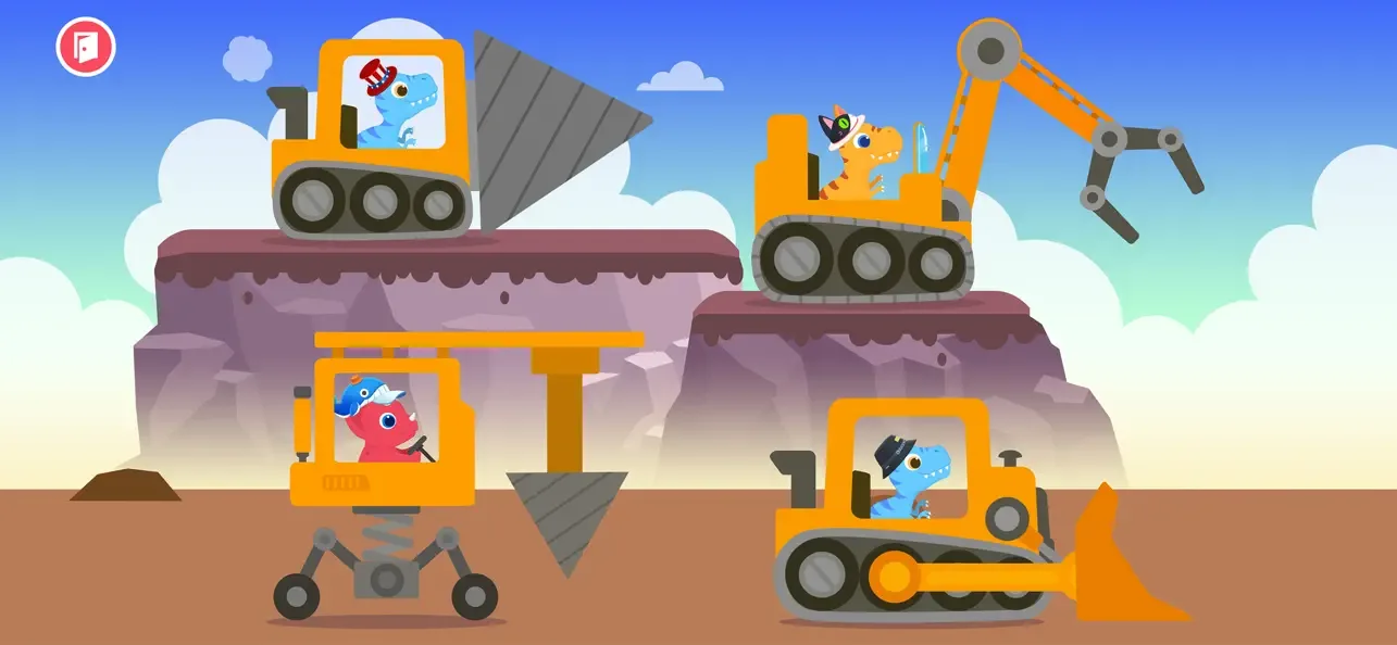 Dinosaur Digger Excavator Game screenshot 2