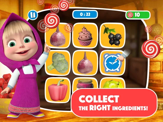 Masha and the Bear: Cook food screenshot 2