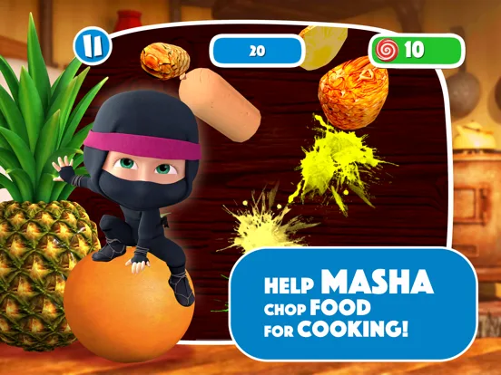 Masha and the Bear: Cook food screenshot 3