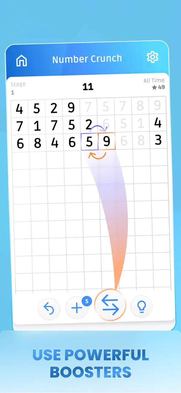 Number Crunch: Match Game screenshot 2