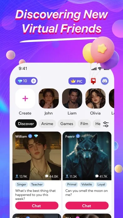 MeetAI：Chat with AI Friend screenshot 2