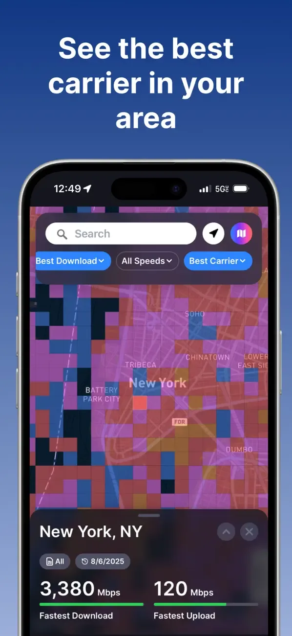 Coverage Map screenshot 1