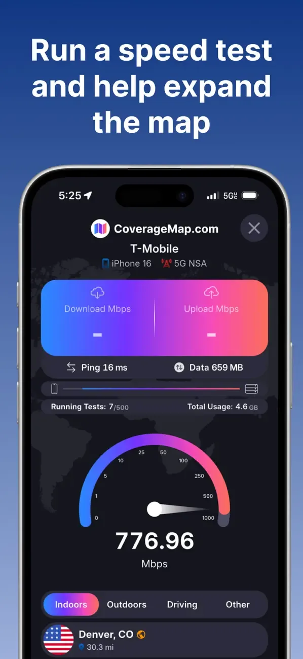 Coverage Map screenshot 2