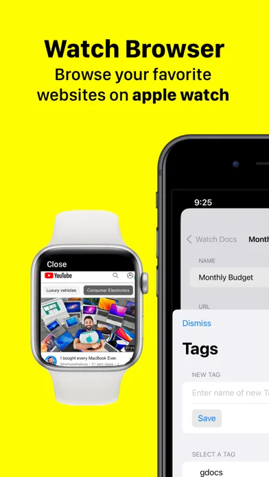 Watch browser . screenshot 1
