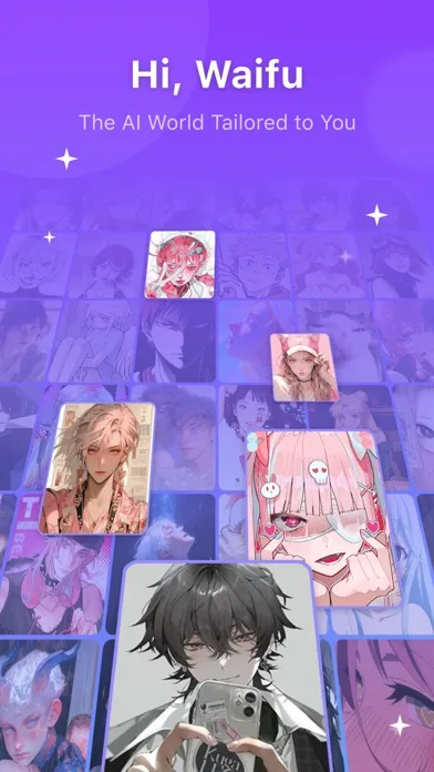 HiWaifu: AI Friend & Waifu Hub screenshot 1