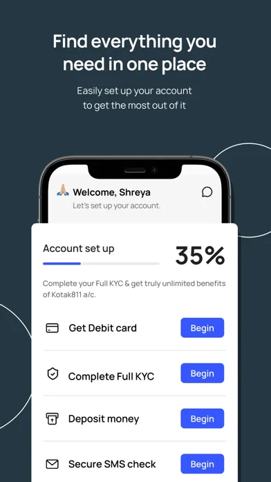 Kotak Bank: 811 Mobile App screenshot 2