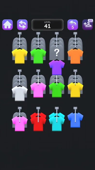 Clothes Sort Puzzle screenshot 2