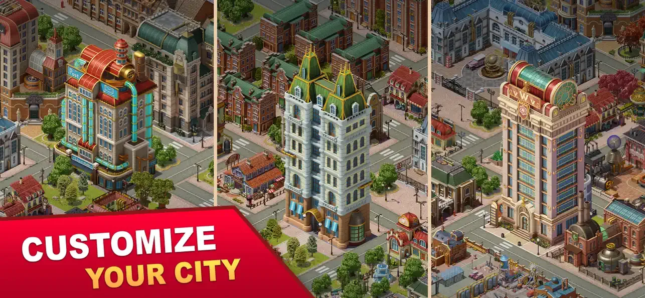 Steam City: Town building Sim screenshot 1