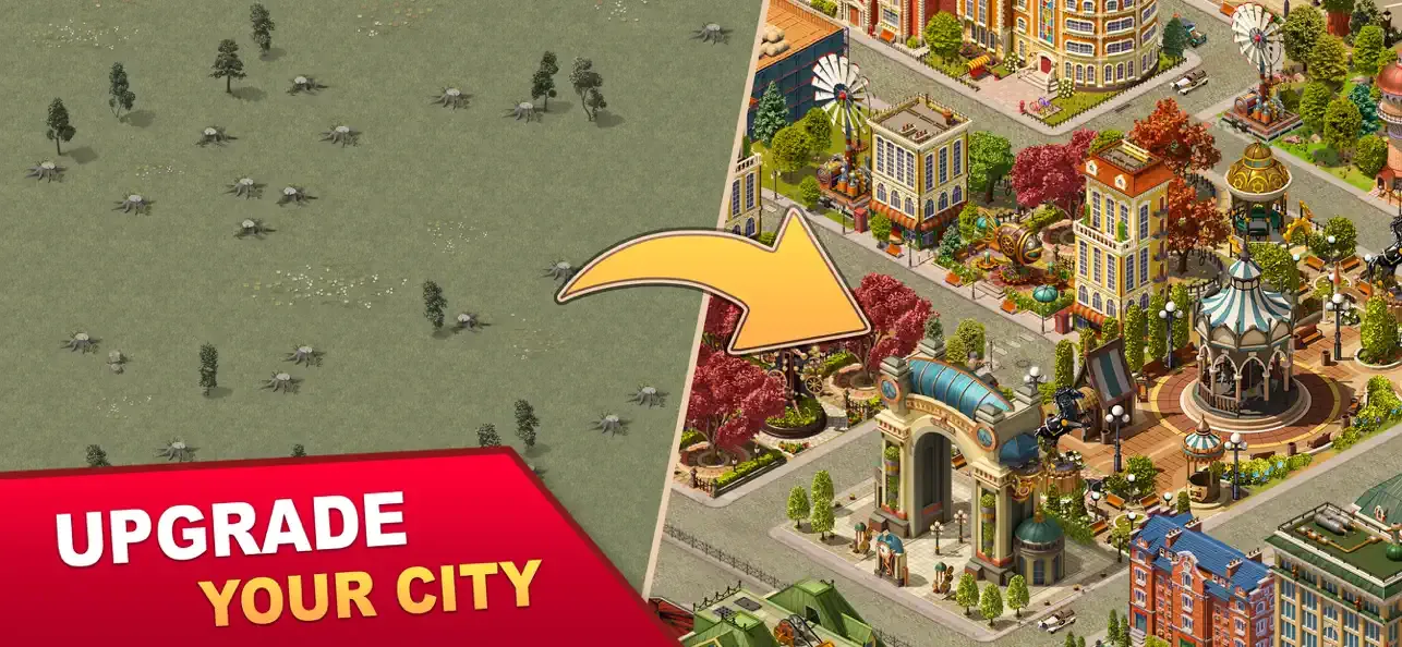 Steam City: Town building Sim screenshot 2