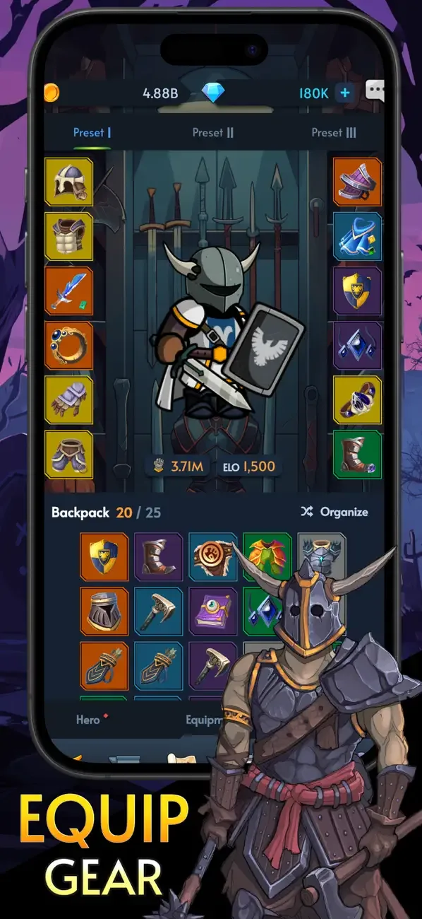 Warshovel: Idle RPG screenshot 2