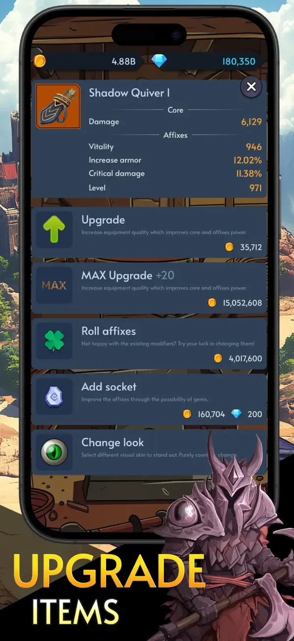 Warshovel: Idle RPG screenshot 3