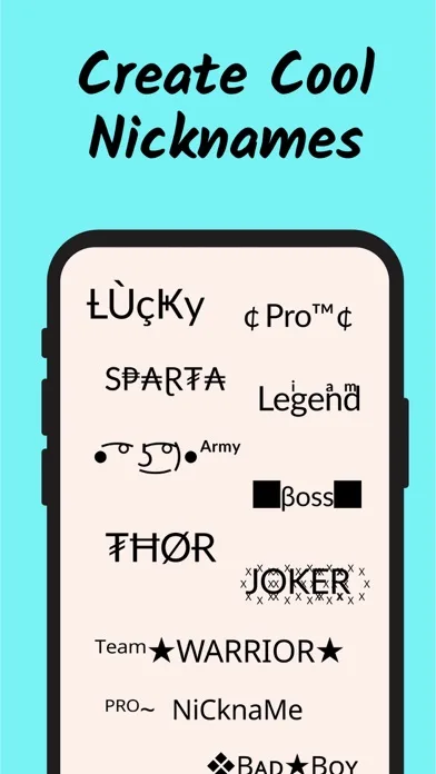 Nickname Fire: Nickfinder App screenshot 1