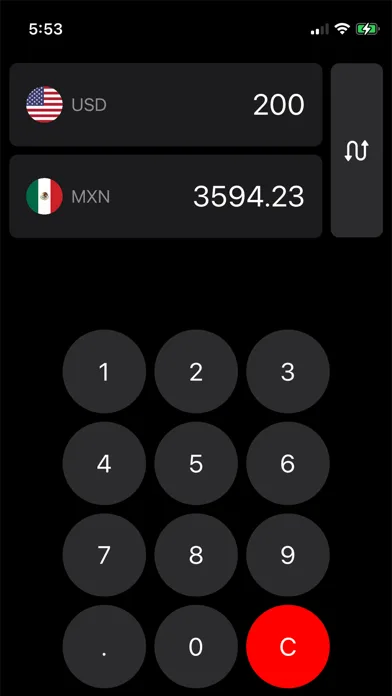 Pesos to Dollars Conversion screenshot 1