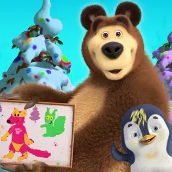 Masha and the Bear: Painting screenshot 5