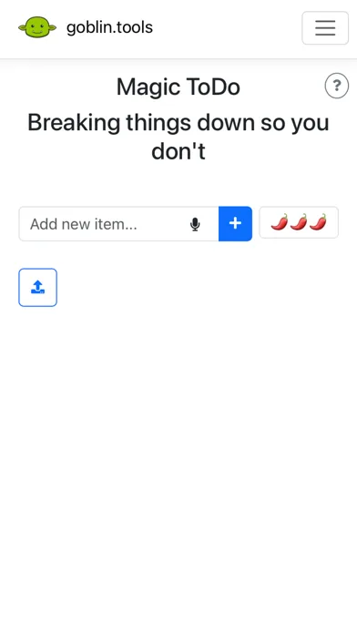 Goblin Tools screenshot 1
