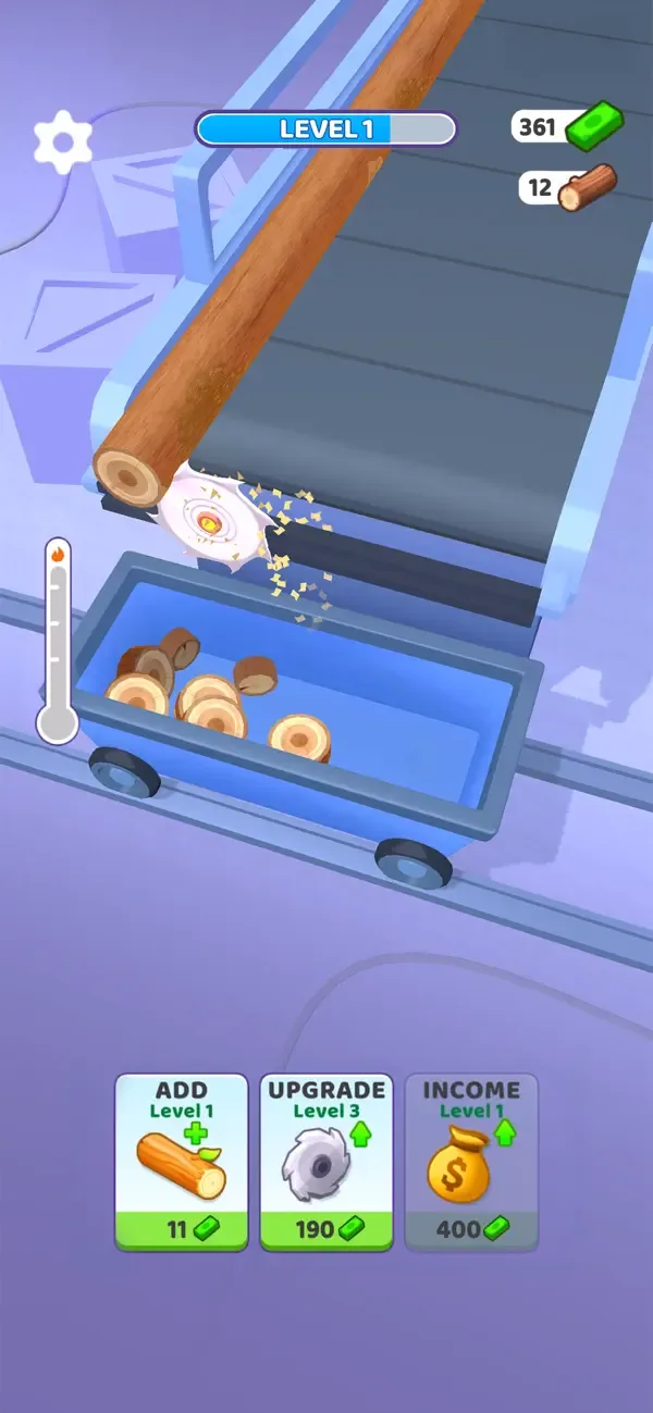 Idle Cutter: Wood Slice screenshot 2
