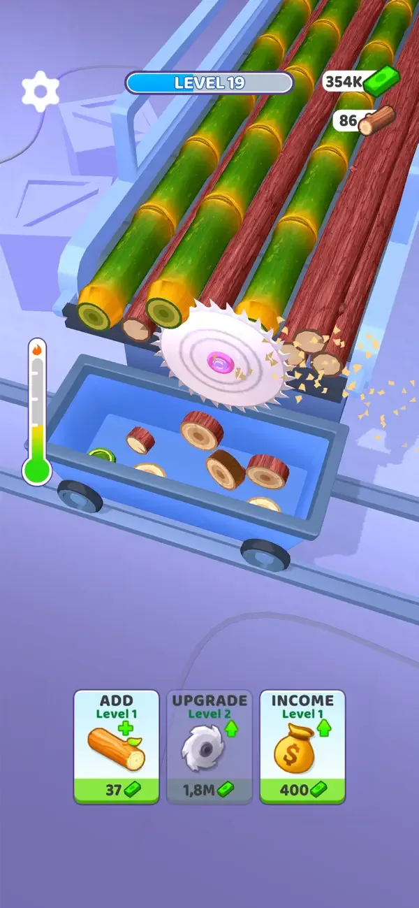 Idle Cutter: Wood Slice screenshot 3