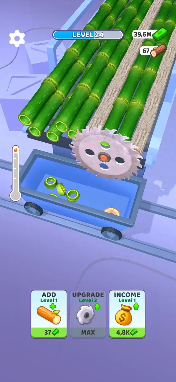 Idle Cutter: Wood Slice screenshot 4