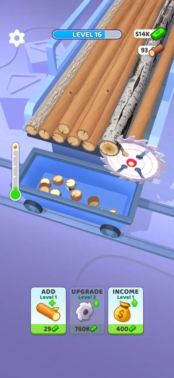Idle Cutter: Wood Slice screenshot 5