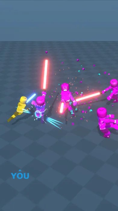 Block Gladiator 3D: sword duel screenshot 1