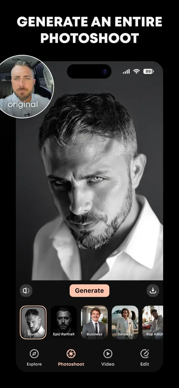 GIO - AI Photoshoot Generator screenshot 2