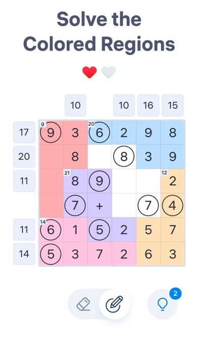Number Sums - Numbers Game screenshot 2