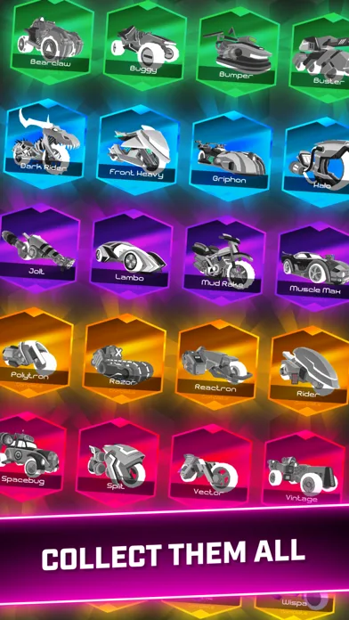 Rider Worlds - Neon Bike Races screenshot 3