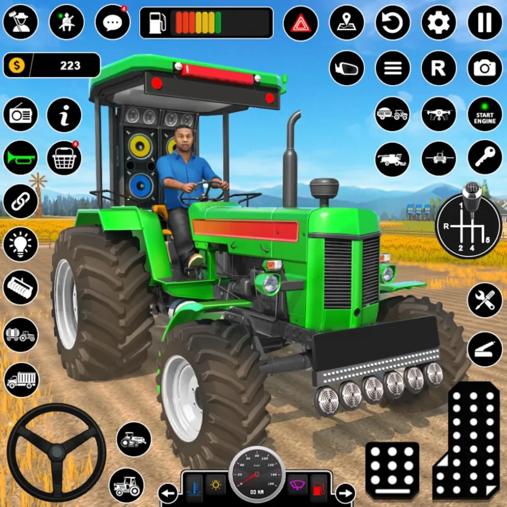 Real Tractor Farming Game