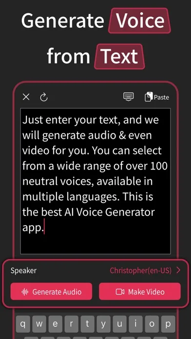 AI Voice Generator Video Maker screenshot 1
