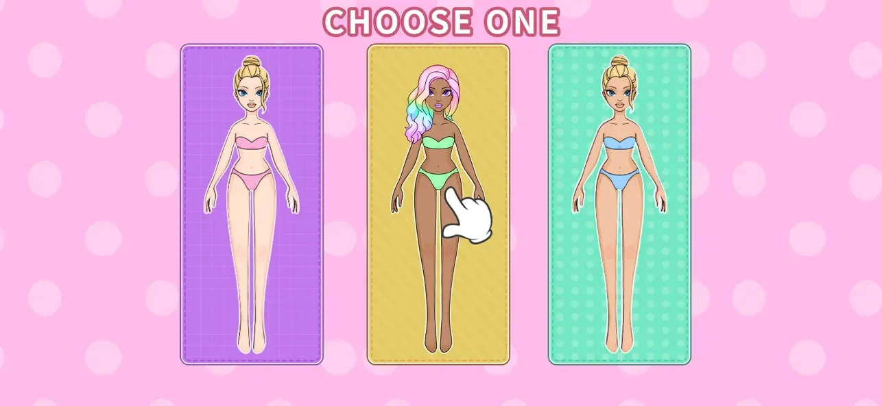 Magic paper dolls games DIY screenshot 2